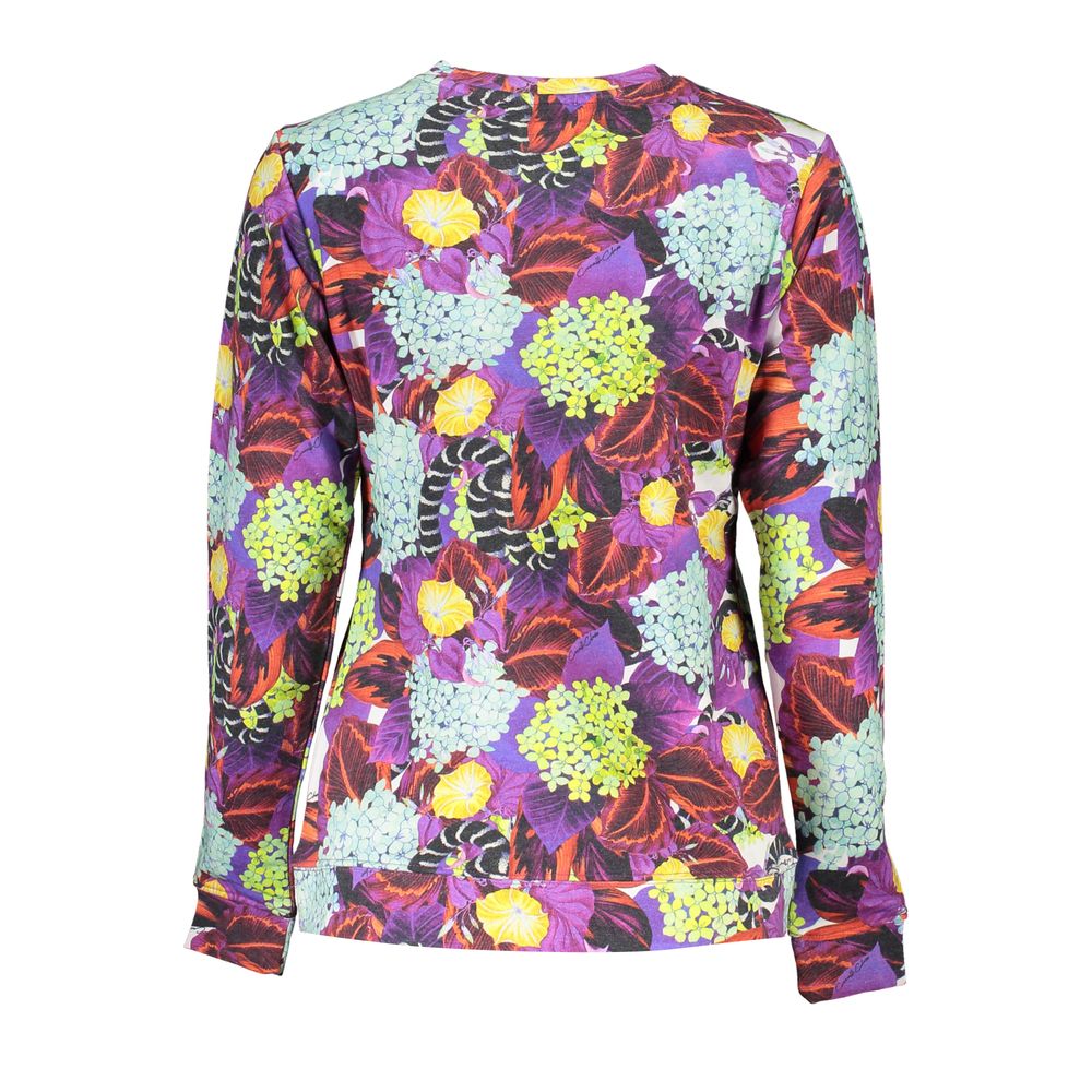 Cavalli Class Purple Women's Crew Neck Sweater