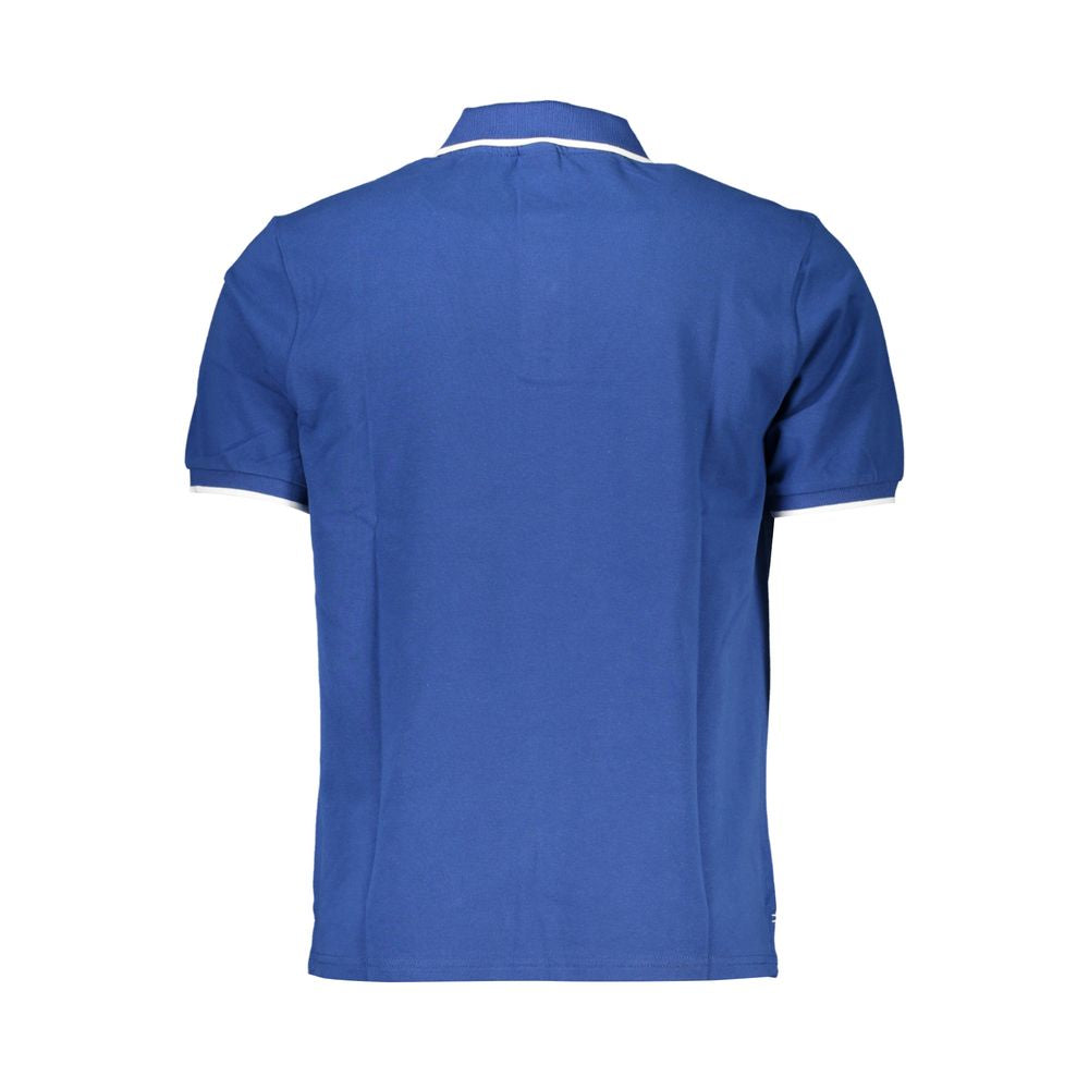 North Sails Blue Cotton Polo Shirt: Effortless Nautical Style