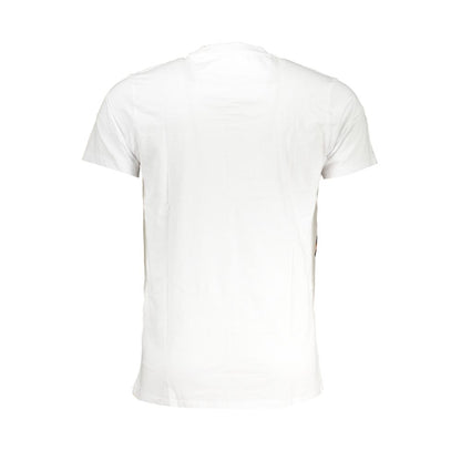 Cavalli Class White Cotton T-Shirt - Stylish Comfort Redefined