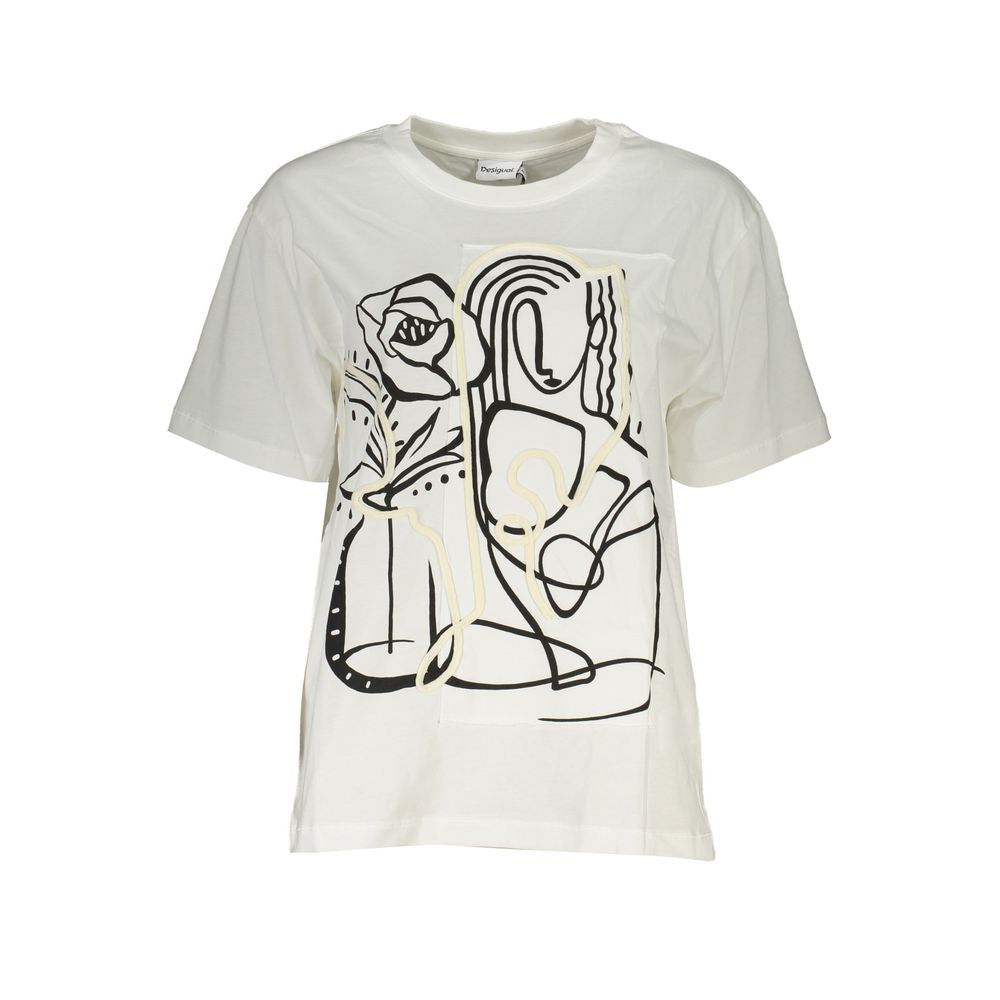 Desigual Vibrant Cotton Short Sleeve T-Shirt