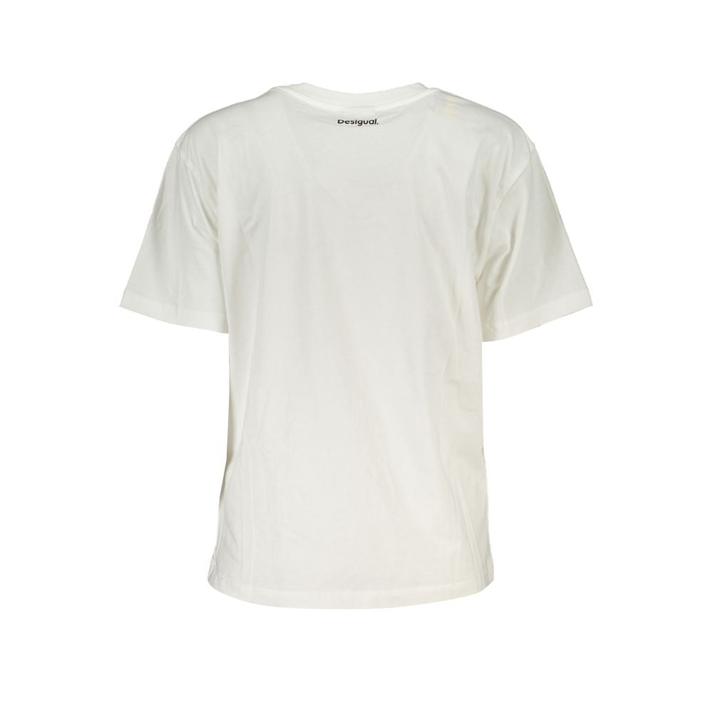 Desigual Vibrant Cotton Short Sleeve T-Shirt