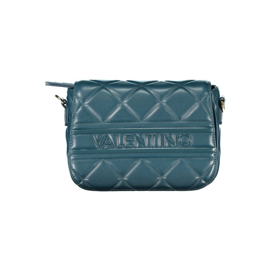 Mario Valentino Green Polyethylene Women's Handbag with Contrast Details
