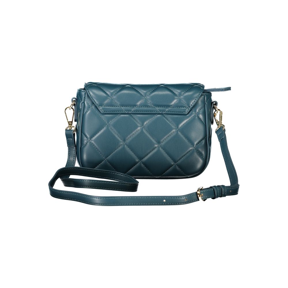 Mario Valentino Green Polyethylene Women's Handbag with Contrast Details
