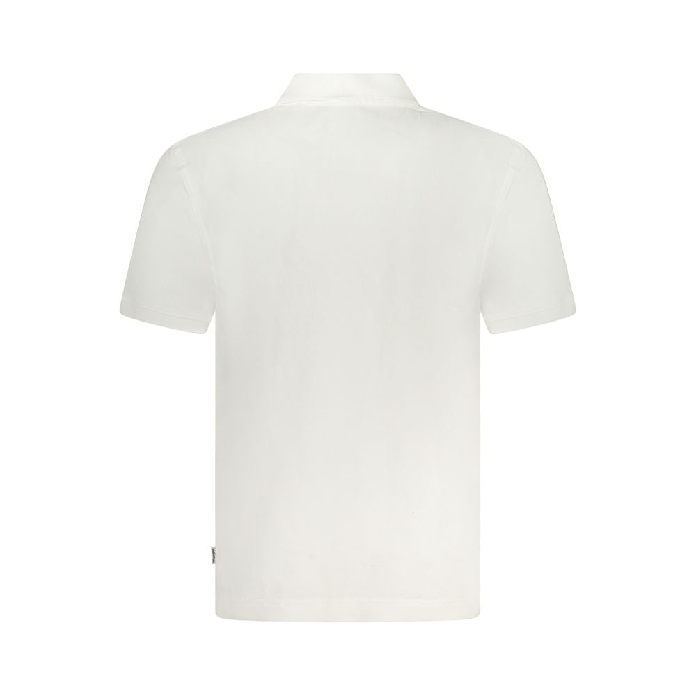 Wrangler White Cotton Polo Shirt - Classic Comfort and Style