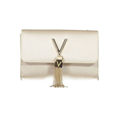 Mario Valentino Gray Faux Leather Chain Shoulder Bag