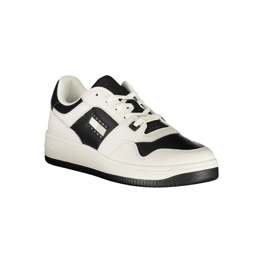 Tommy Hilfiger White Leather Mens Sneaker