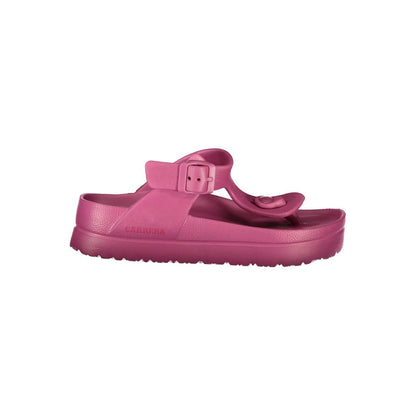 Carrera Pink Polyethylene Sandal with Ankle Buckle