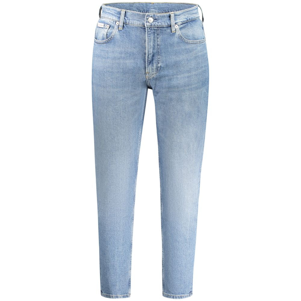 Calvin Klein Blue Cotton Dad Jeans