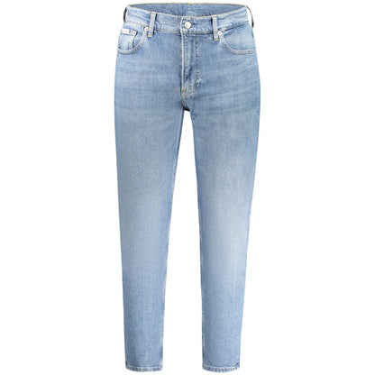 Calvin Klein Blue Cotton Dad Jeans