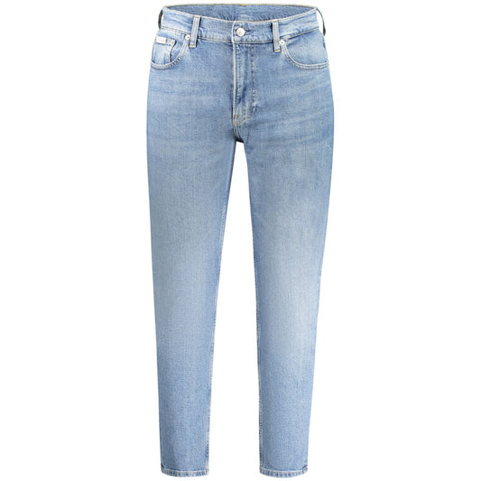 Calvin Klein Blue Cotton Dad Jeans