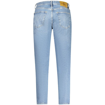 Calvin Klein Blue Cotton Dad Jeans
