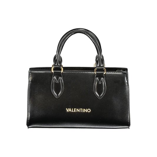 Mario Valentino Black Polyethylene Handbag with Dual Top Handles