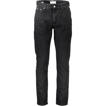 Calvin Klein Black Cotton Jeans