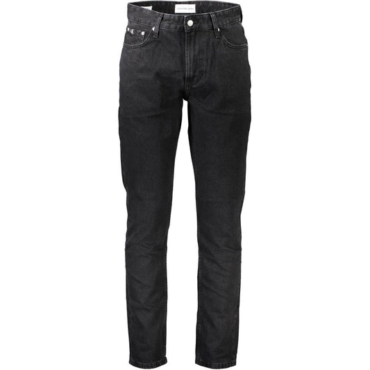 Calvin Klein Black Cotton Jeans