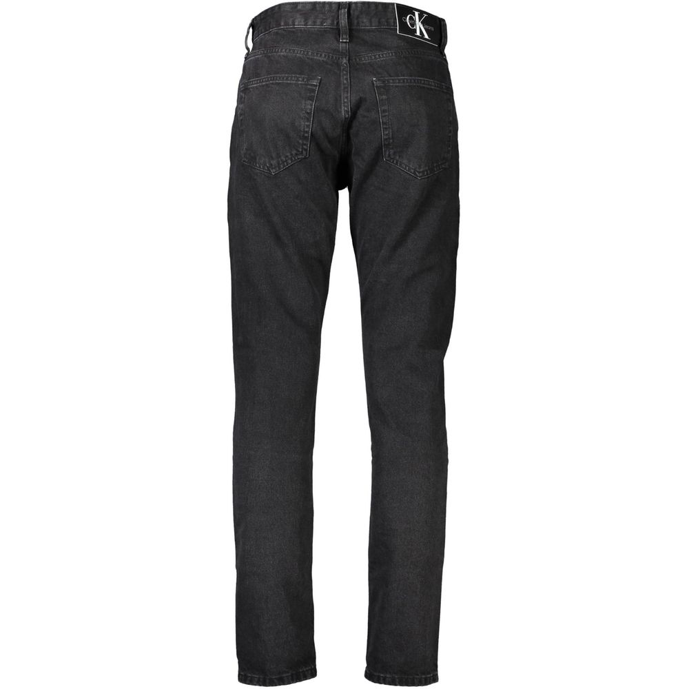 Calvin Klein Black Cotton Jeans