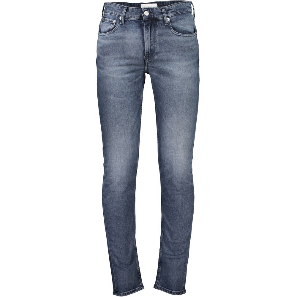 Calvin Klein Blue Cotton Jeans
