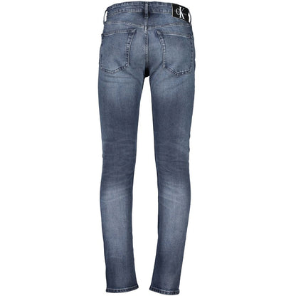 Calvin Klein Blue Cotton Jeans