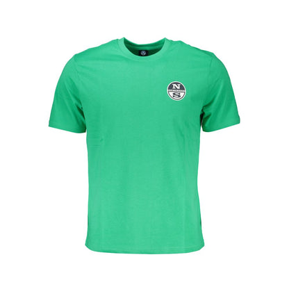North Sails Men's Green Cotton T-Shirt