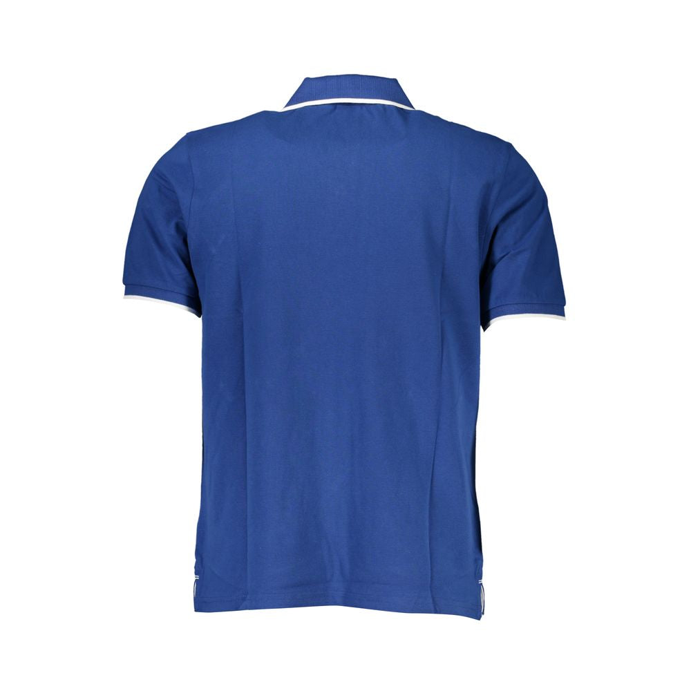 North Sails Blue Cotton Polo Shirt - Effortless Style Meets Functionality