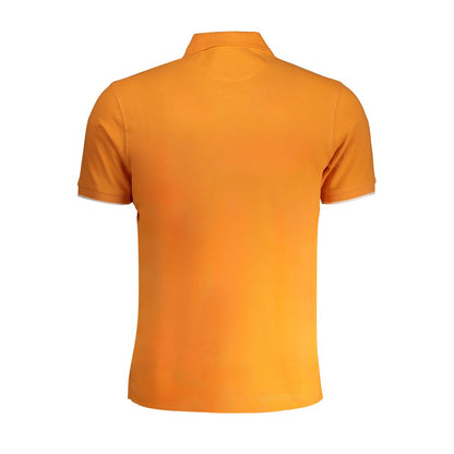 La Martina Orange Cotton Polo Shirt - Timeless Polo Elegance