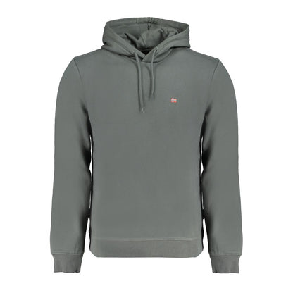 Napapijri Green Cotton Sweater - Long Sleeve Hoodie