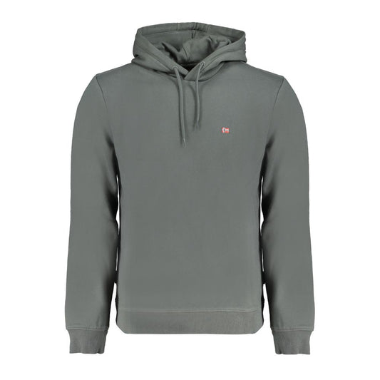 Napapijri Green Cotton Sweater - Long Sleeve Hoodie