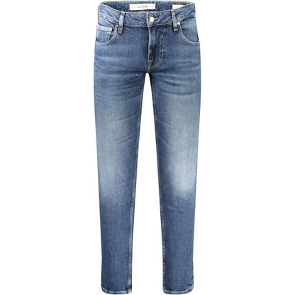 Guess Jeans Blue Cotton Skinny Jeans