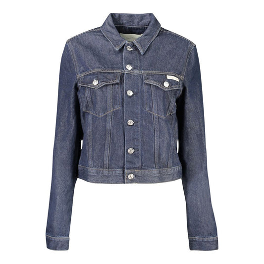 Calvin Klein Blue Cotton Women's Denim Jacket
