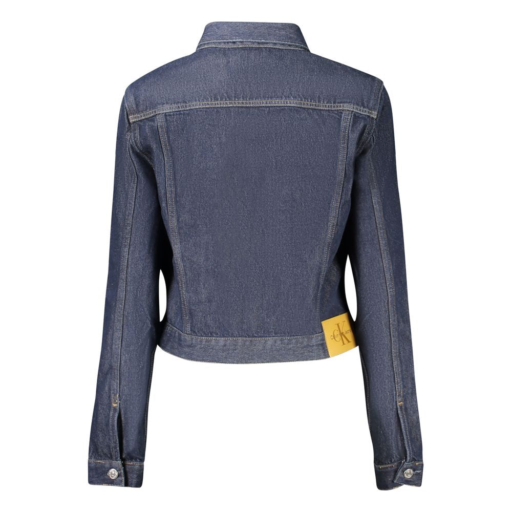 Calvin Klein Blue Cotton Women's Denim Jacket