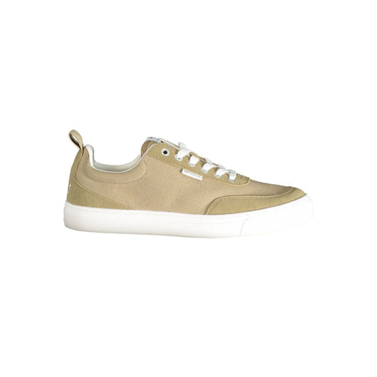 Gas Beige Polyester Men Sneaker - Hancock Low Mix
