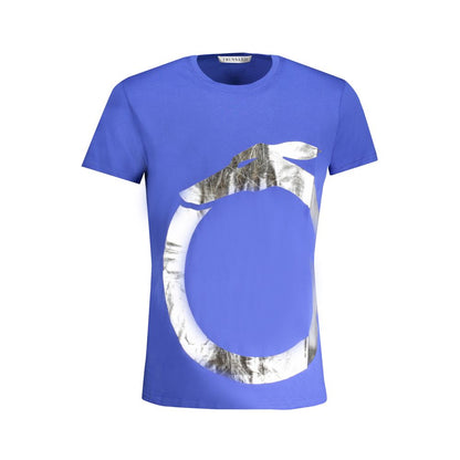 Trussardi Blue Cotton T-Shirt - Stylish and Versatile