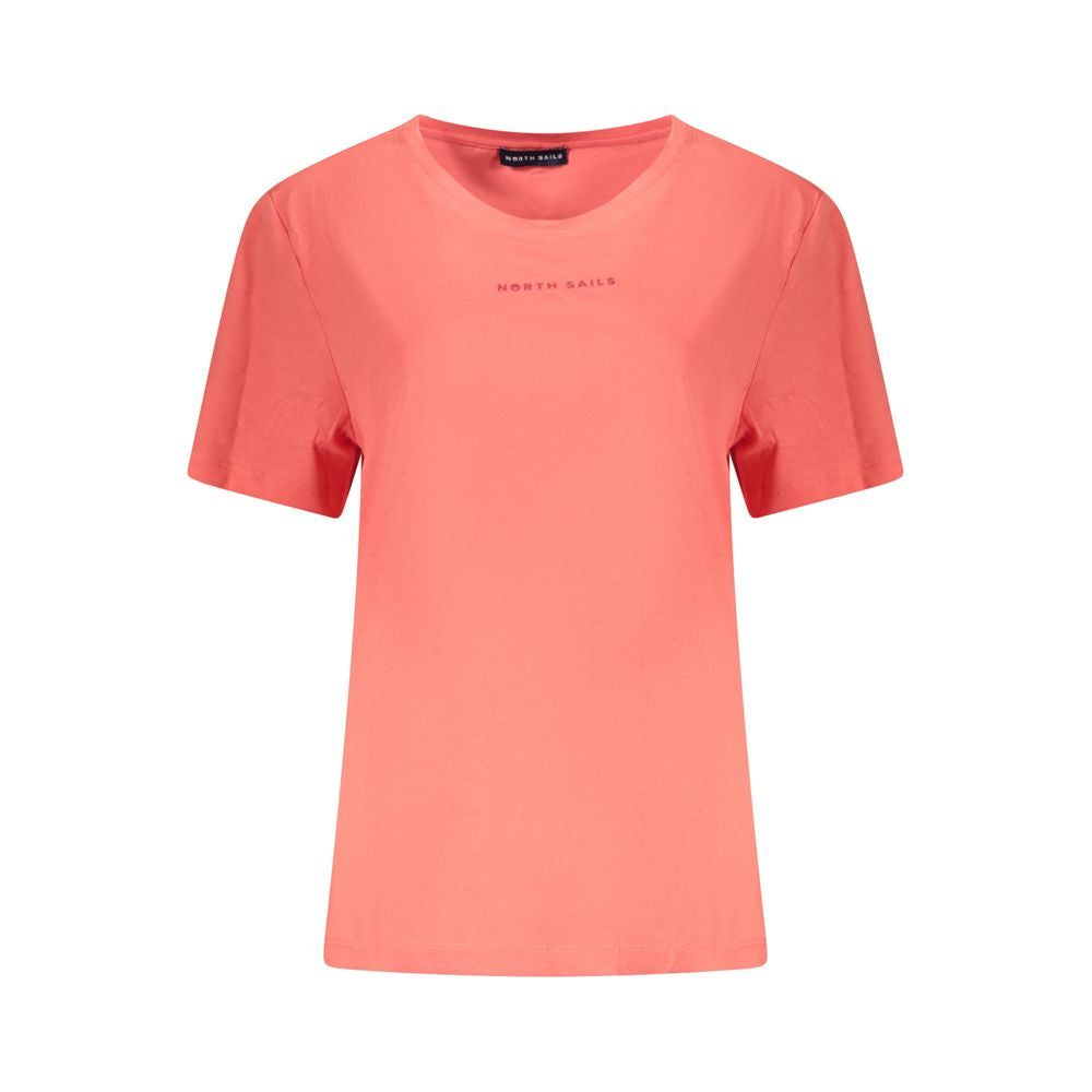 North Sails Pink Cotton Short Sleeve T-Shirt