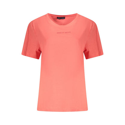 North Sails Pink Cotton Short Sleeve T-Shirt