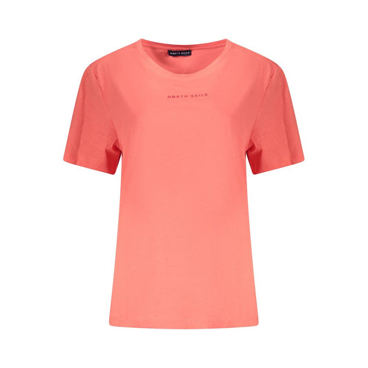 North Sails Pink Cotton Short Sleeve T-Shirt