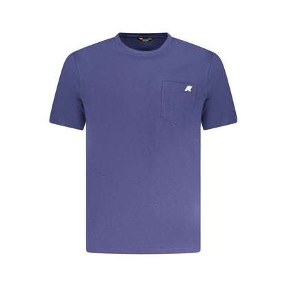 K-WAY Blue Cotton T-Shirt for Casual Comfort