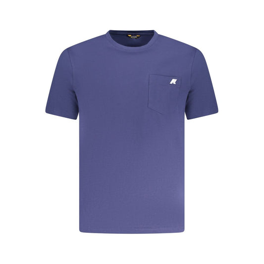 K-WAY Blue Cotton T-Shirt for Casual Comfort