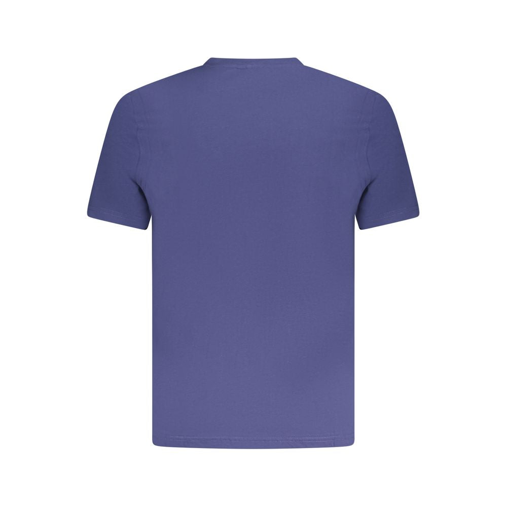 K-WAY Blue Cotton T-Shirt for Casual Comfort
