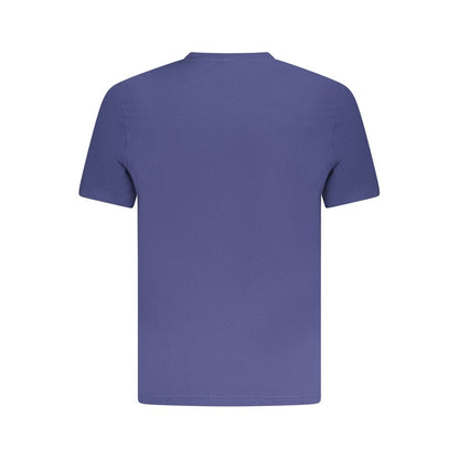 K-WAY Blue Cotton T-Shirt for Casual Comfort