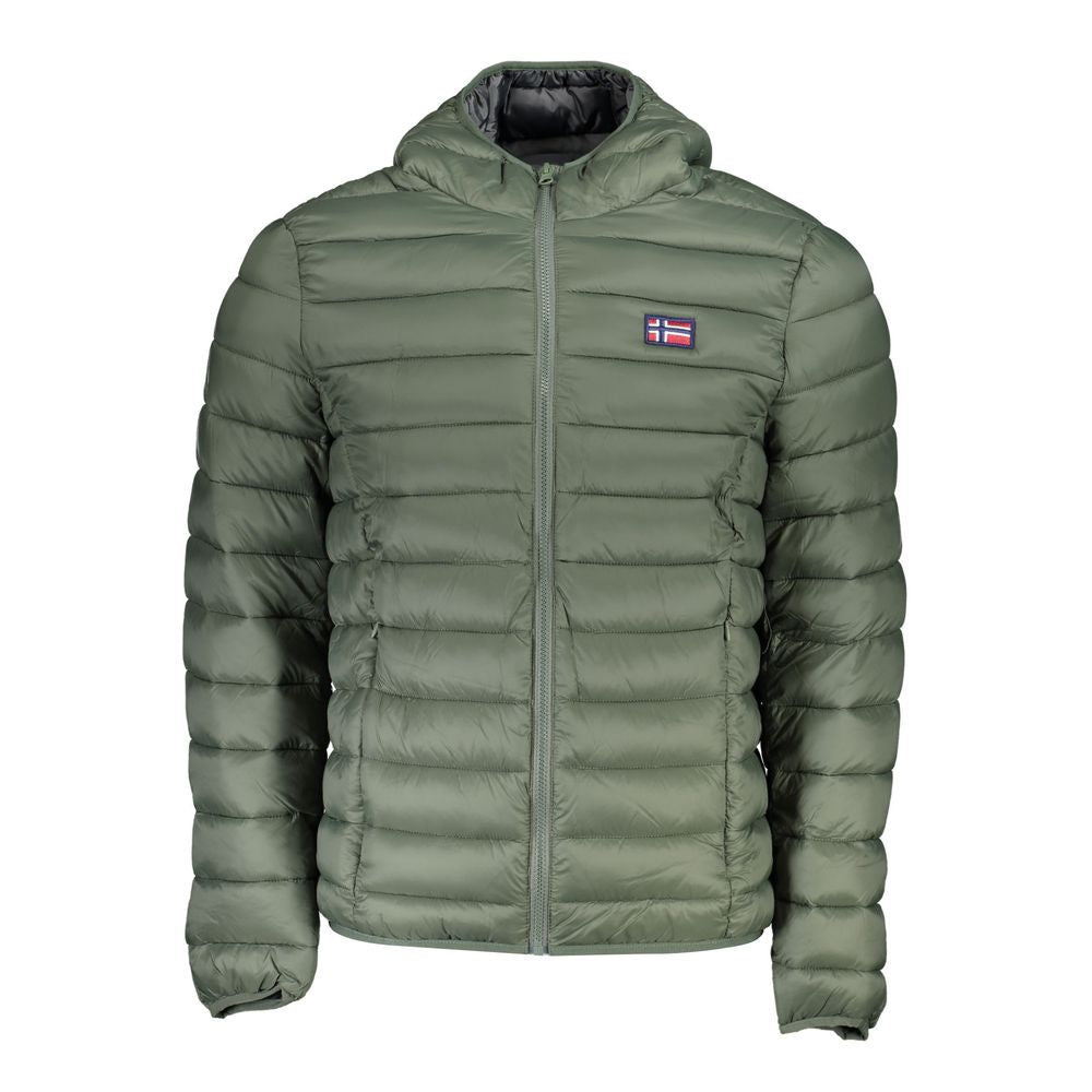 Norway 1963 Green Men's Hooded Jacket