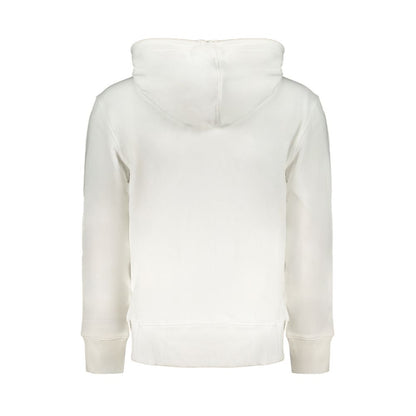 Calvin Klein White Cotton Hoodie Sweatshirt