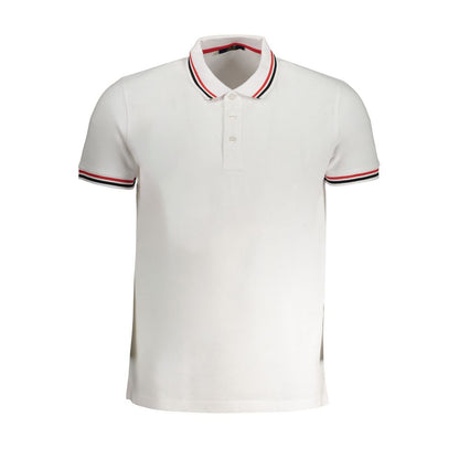 Cavalli Class White Cotton Polo Shirt - Stylish Comfort for Every Occasion