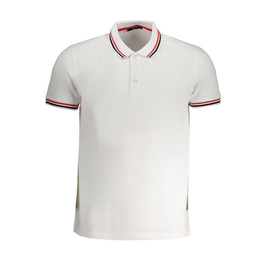 Cavalli Class White Cotton Polo Shirt - Stylish Comfort for Every Occasion