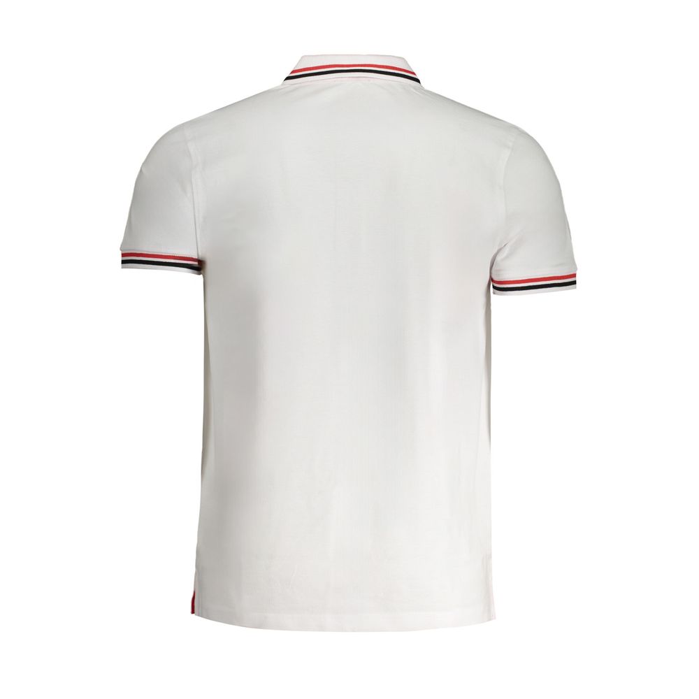 Cavalli Class White Cotton Polo Shirt - Stylish Comfort for Every Occasion