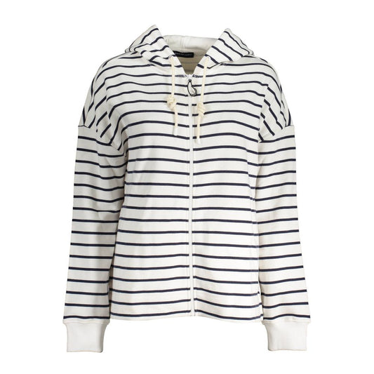 North Sails Women's Hooded Sweatshirt White Cotton