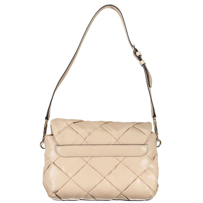Guess Jeans Pink Handbag – Faux Leather, Versatile Backpack Design