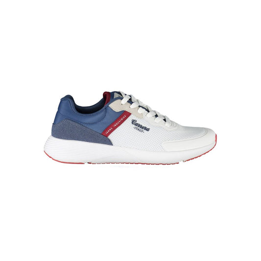 Carrera Sleek White Sports Sneakers for Men with Contrast Accents