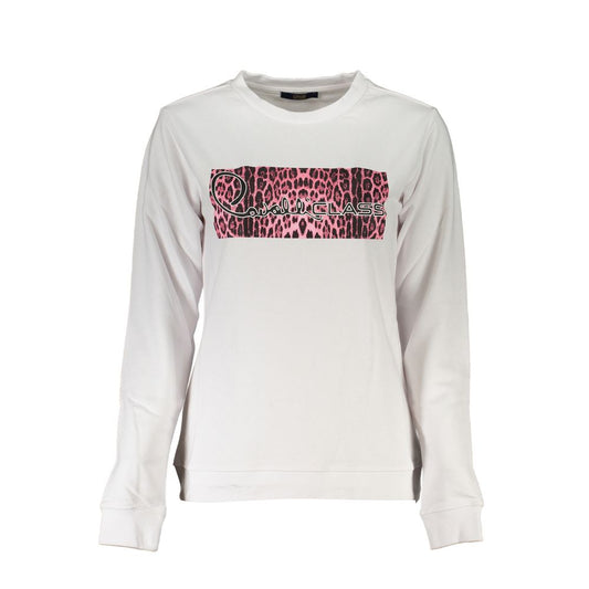 Cavalli Class White Women's Long Sleeved Sweater