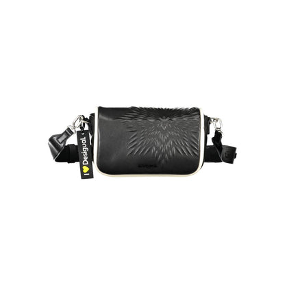 Desigual Black Polyethylene Handbag - Bold and Vibrant Style
