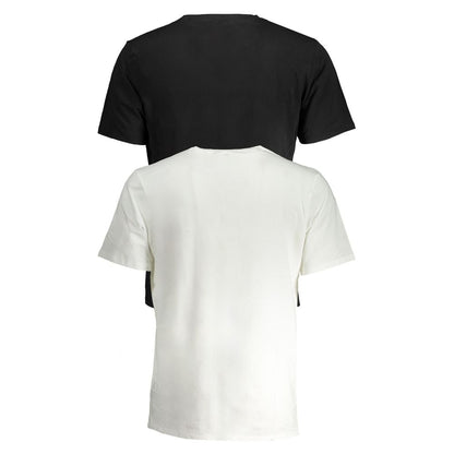 Tommy Hilfiger Black Cotton Underwear Bi-Pack T-Shirt