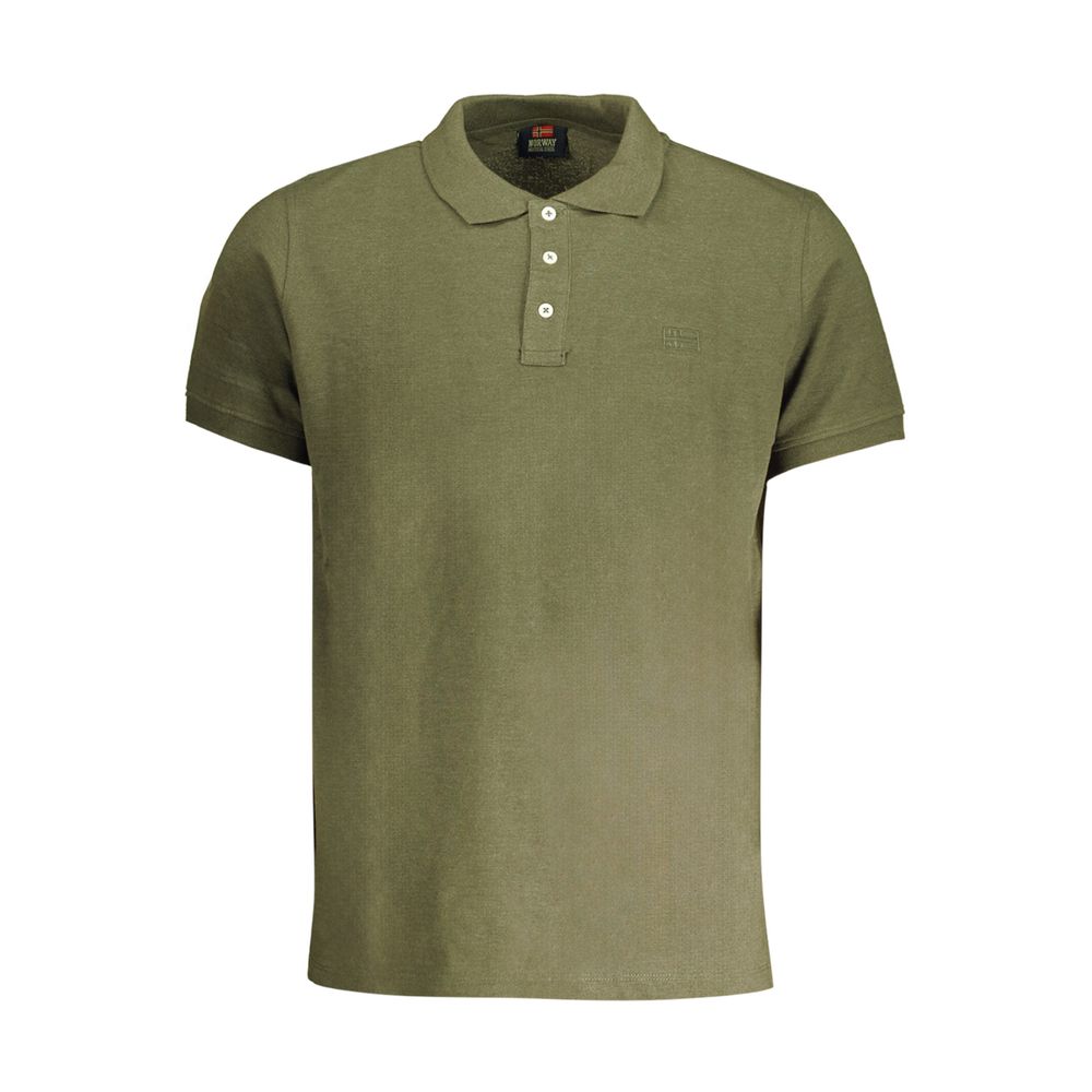 Norway 1963 Green Cotton Polo Shirt - Timeless Style Meets Comfort